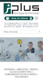 Mobile Screenshot of plus-ti.com.br